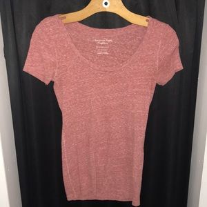 Brick red scoop neck tshirt!
